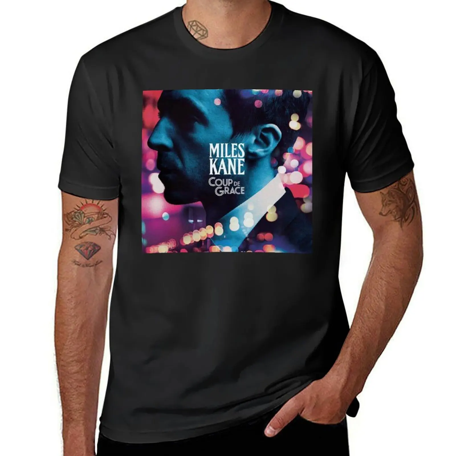 Miles Music Logo Good Singer Kane Band T-shirt sublime animal prinfor boys big and tall t shirts for men