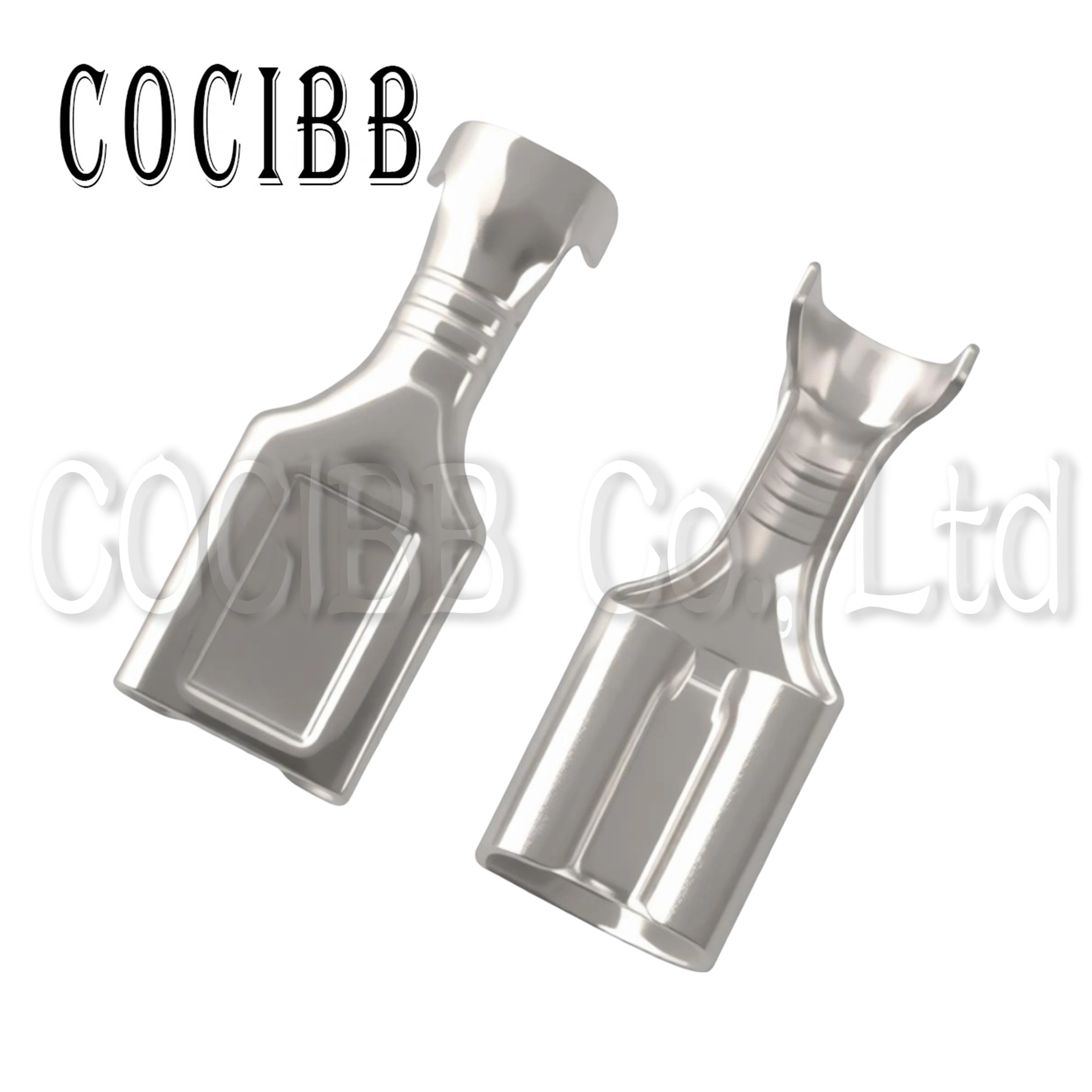 

50 Pcs Brass Tinned Automotive Cable Connector Crimp Terminal Block Fuse Box 4.8 mm Female Wire Splice Pins