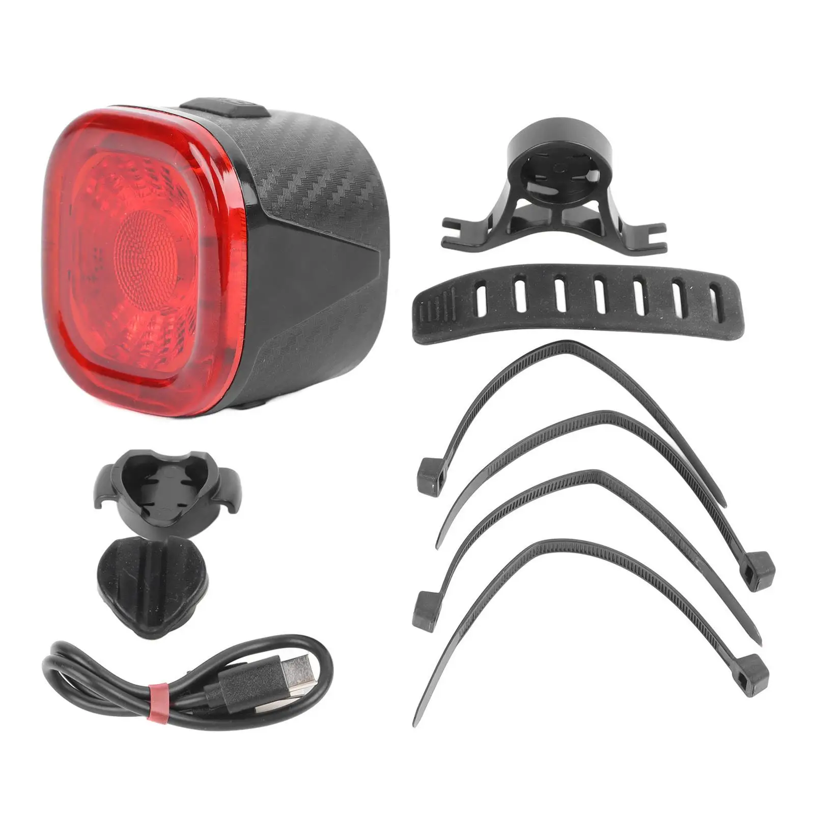 

USB Rechargeable Bike Brake Light - Waterproof IPX6, Wide Angle, Impact Resistant Sensing Light for cycling