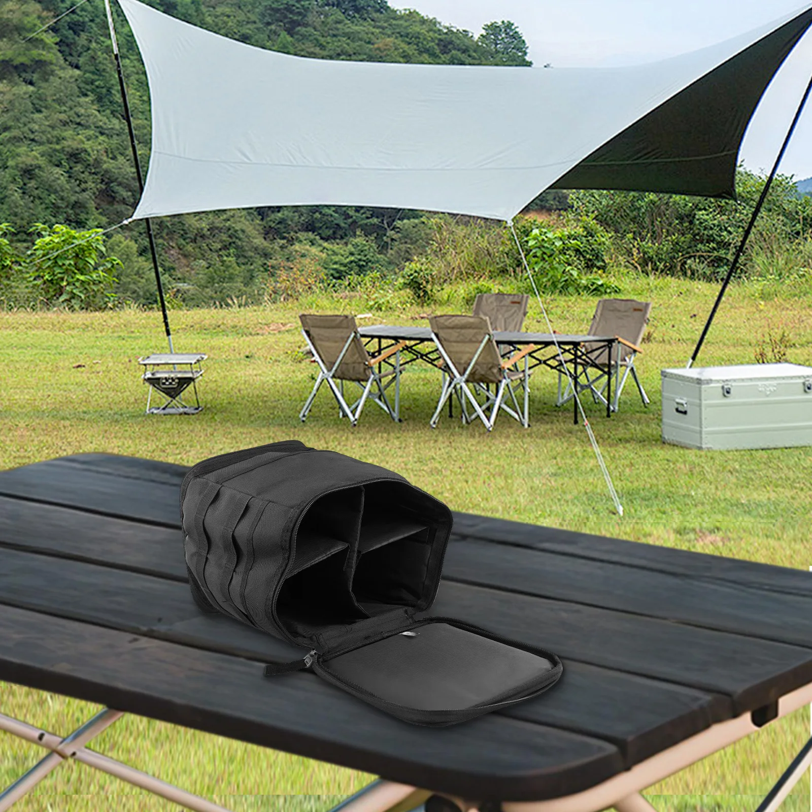 

Spacious Camping Gear Bag Perfect for Carrying Lamps Gas Canisters and Cooking Equipment on Your Outdoor Adventures