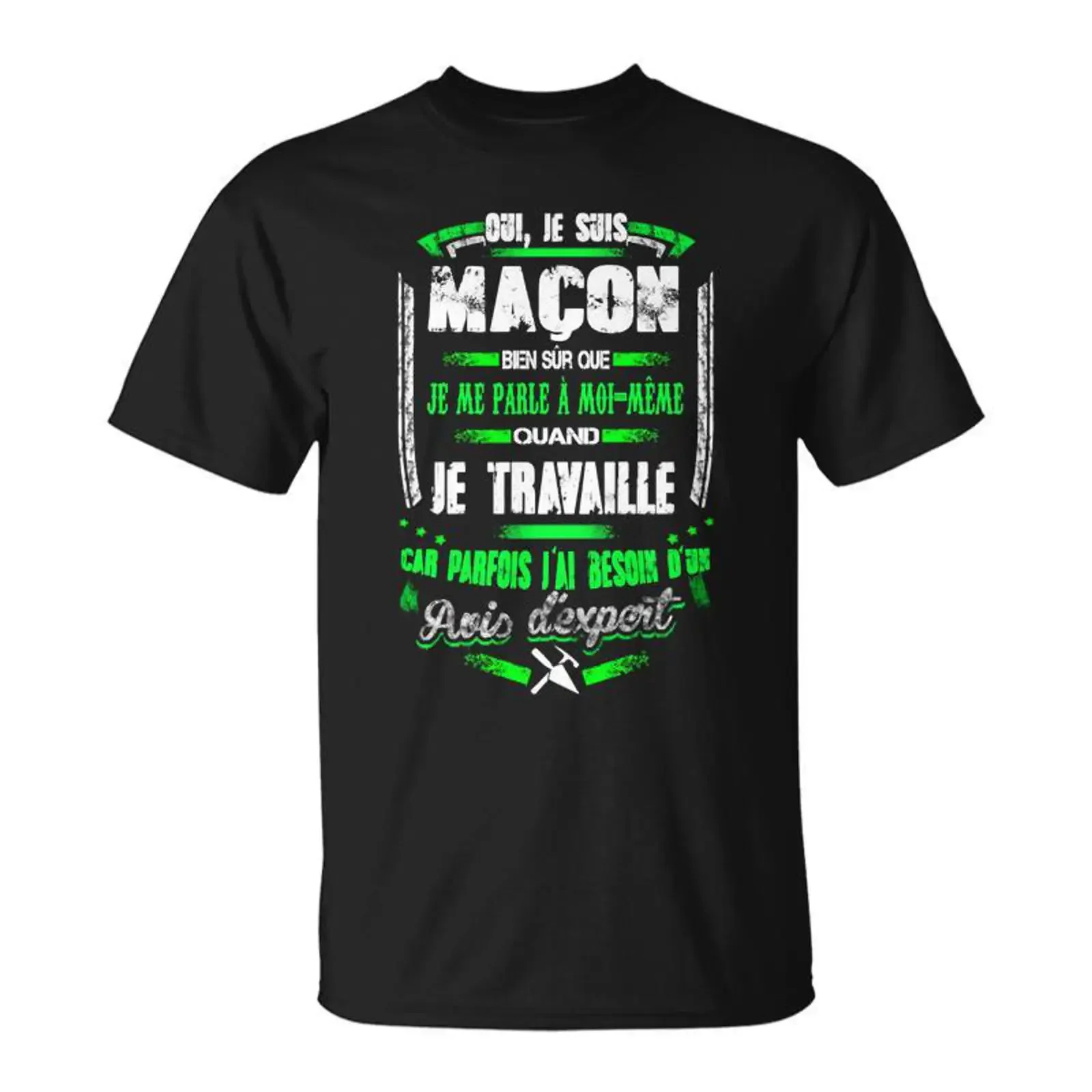 Masonry Expert Building T Shirt Unique Design Cadeauxyz vintage Washed Breathable Versatile fashion homme Stretched Slightly