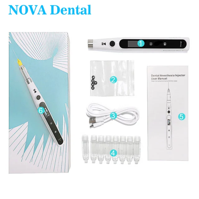 Dental Medic Anesthesia Injector Painless Electric Wireless Local Anesthesia with  LCD Display Dental Equipment