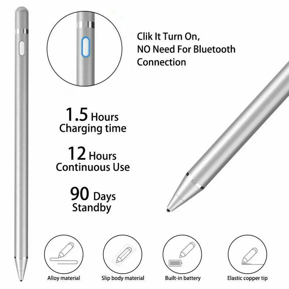 1st Generation Stylus Pencil for Apple iPad iPhone and Android phones tablets Windows Screen