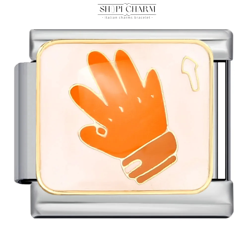 أزياء الرجال كرة القدم جيرسي الكأس صافرة ساعة توقيت الإيطالية سحر سوار الفولاذ المقاوم للصدأ صنع DIY بالجملة انخفاض الشحن