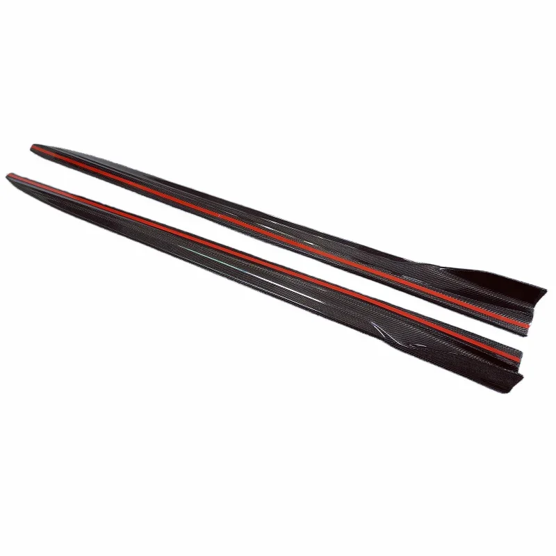 True carbon fiber AE style side skirt for BMW F98 X4M F97 X3M body kit front bumper edge rear diffuser rear spoiler