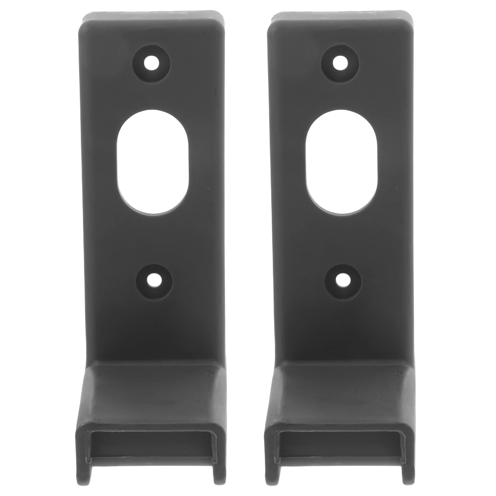 

2 pcs Barbell Stand Durable PP Material Storage Hooks Wall Adjustable Height Gym Equipment Barbells Dumbbells Rack Accessories