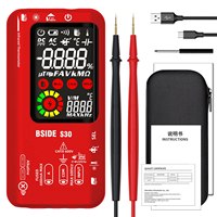 BSIDE Digital Multimeter Infrared Temperature Smart 15V Diode LED Tester True RMS 9999 DC AC Voltage Rechargeable Multiteter DMM