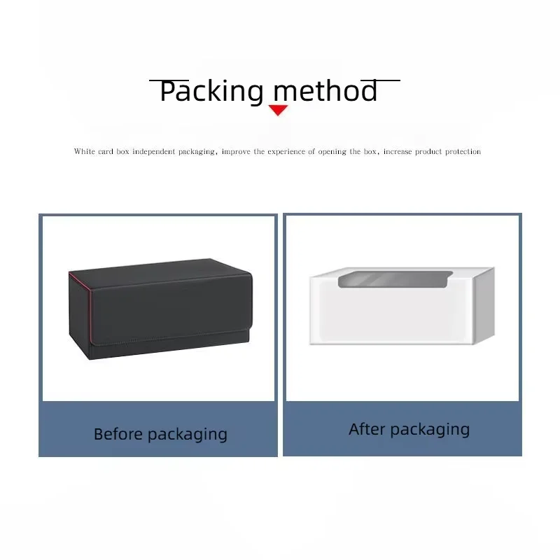 Pmk Flip 35pt Strong Magnetic Scoring Card Storage Box Large Capacity PSA BGS Compatible Brick Box for Star Cards Game King