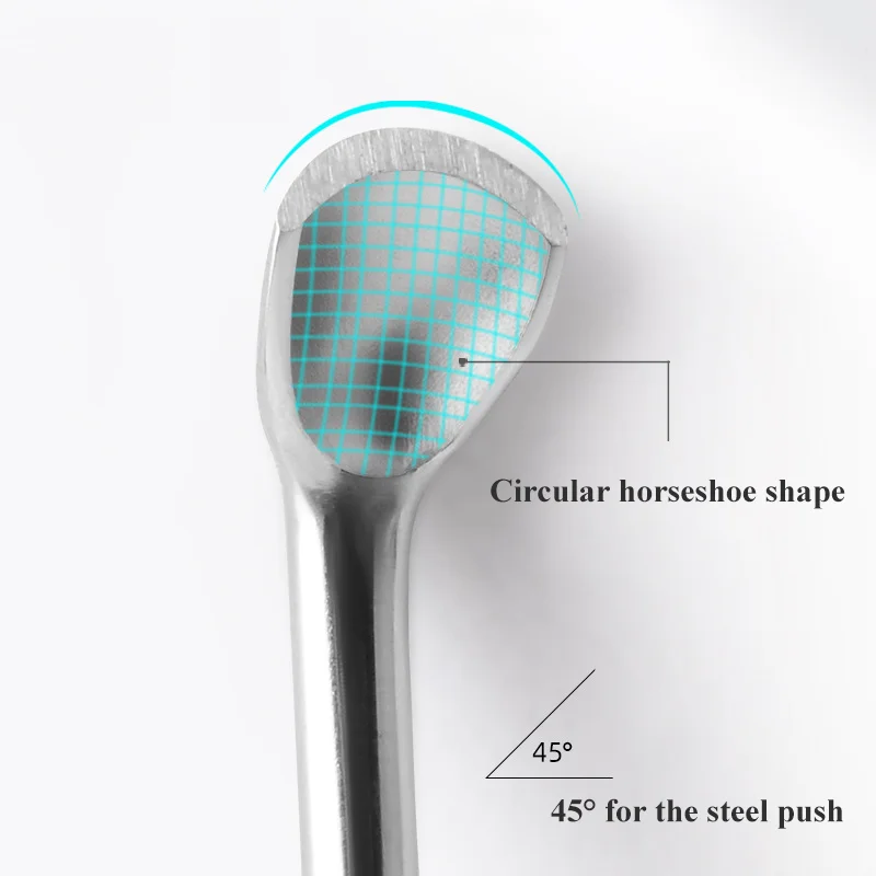 1 قطعة هوك نوع انتهازي للبشرة مزيل طلاء الأظافر هلام مسمار البولندية مقشرة مكشطة الفولاذ المقاوم للصدأ أداة مانيكير نظيفة لفن الأظافر #5