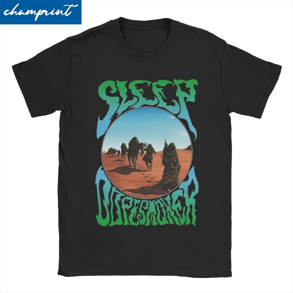 Vintage Death Metal Rock Band Sleep Dopesmoker T-Shirts for Men Women Sleep Stoner Pure Cotton Tee Shirt T Shirts Summer Clothes