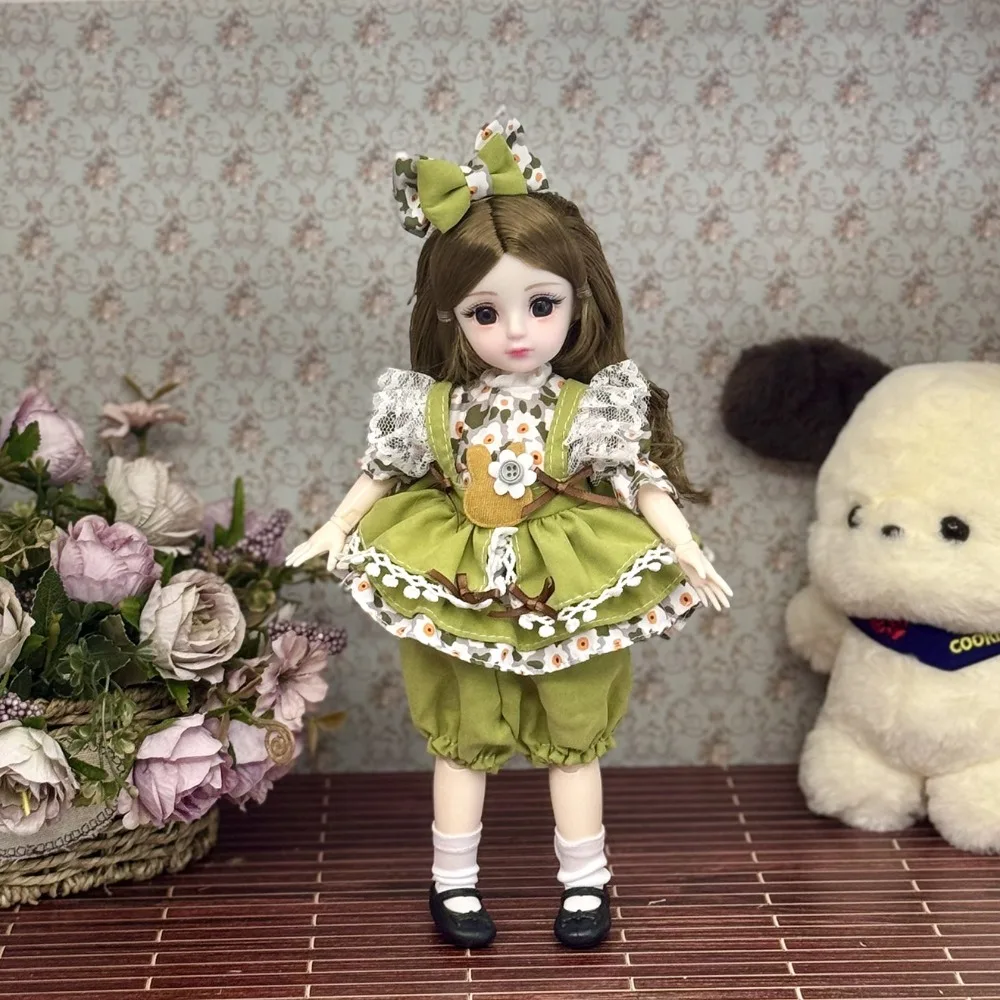 

Mini Dolls With Clothes 30cm BJD 3D Eyes 1/6 BJD Removable Joints Dress Up Colorful 1/6 Bjd Dolls Birthday Gift