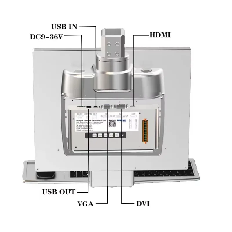 

15.6 Inch Arm-mounted IP65 Waterproof USB Lcd Industrial Touchscreen High Brightness Capacitive Industrial Display