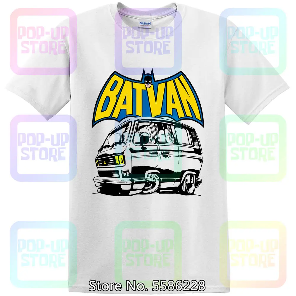 BatVan, T25  Harajuku streetwear shirt men van T Shirt - Gift Him Dad T3 Doka Bus Caravelle Vanagon Wedge