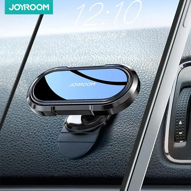 Joyroom Metal Magnetic Phone Holder Car [Upgrade 6X Military Magnets] Bendable Universal Car Phone Mount for iPhone 14 Samsung