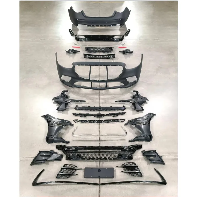 

SXLL W223 (2021+) Modified and upgraded S450 kit 1:1 front and rear bumper side skirt accessories body kit