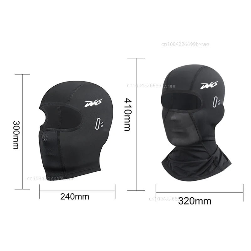 Cooling Motorcycle Balaclava Mask UPF50+ UV Protection Breathable Face Cover Summer For Honda Dio 50 ZX50 DJ-1 DJ-1RR AF19