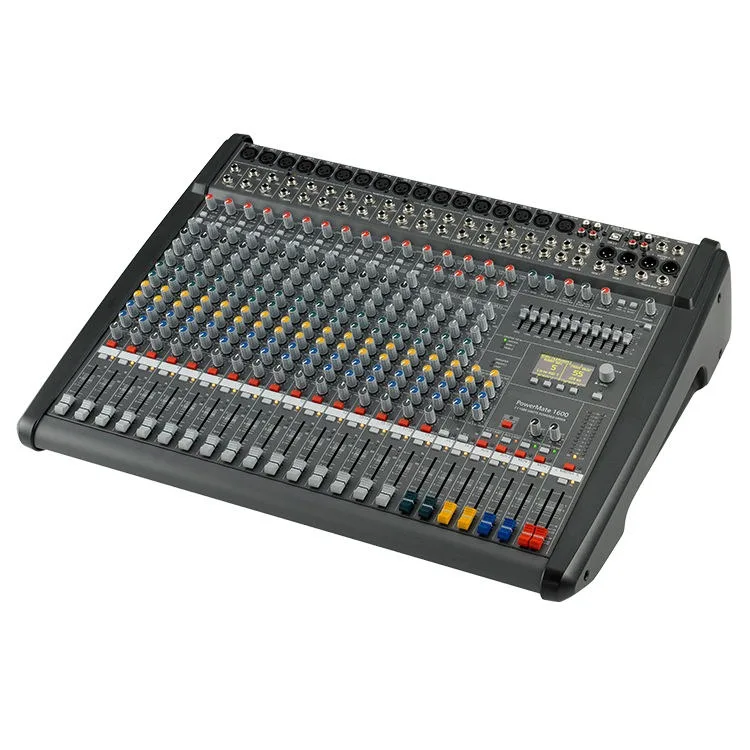 1:1 High Quality Powermate 1000-3 PM 1000 Audio Mixer powermate 1000 3 10 channels Powermate Mixer 2*1000W 4 ohm Germany DSP