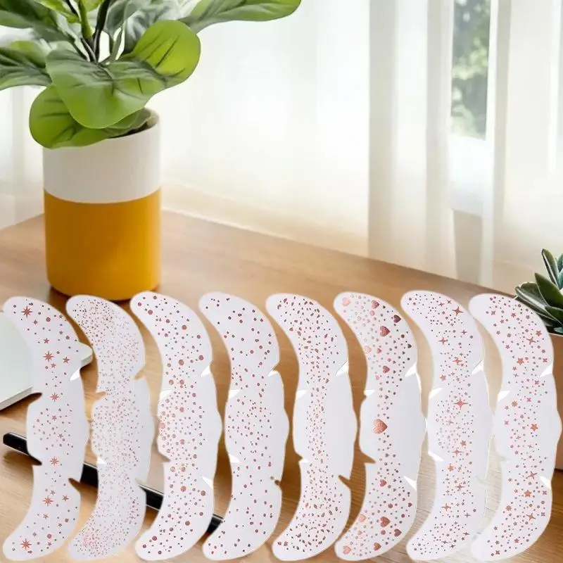 حار روز الذهب النمش ملصقات الوشم المؤقت الساخن ختم النمش ماكياج بقع ماكياج الوجه