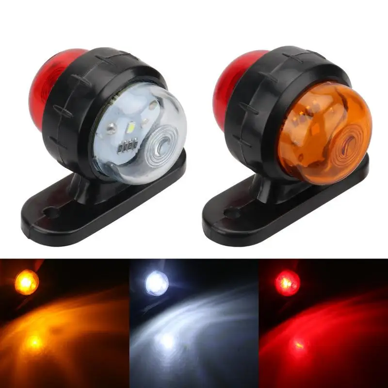

Universal 12-24V Truck Side Warning Lamp, Dual Color LED Indicator Light, Vehicle Safety Signal Width Light Accessory