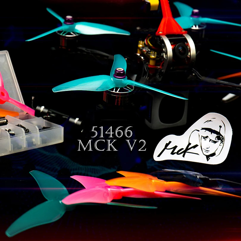 Axisflying 5-Zoll True X FPV Freestyle Rahmen aus T700 Kohlefaser mit 51466 V2 3-Blatt-Propellern DIY Quadcopter-Kit für 4-6S FPV Drohne – Detail 38
