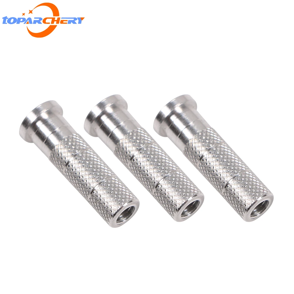 30pcs Aluminum Seat For Hunting Shaft Arrowhead fit ID 6.2 mm Or ID 7.6mm carbon fiberglass arrows shaft hunting DIY Adapter