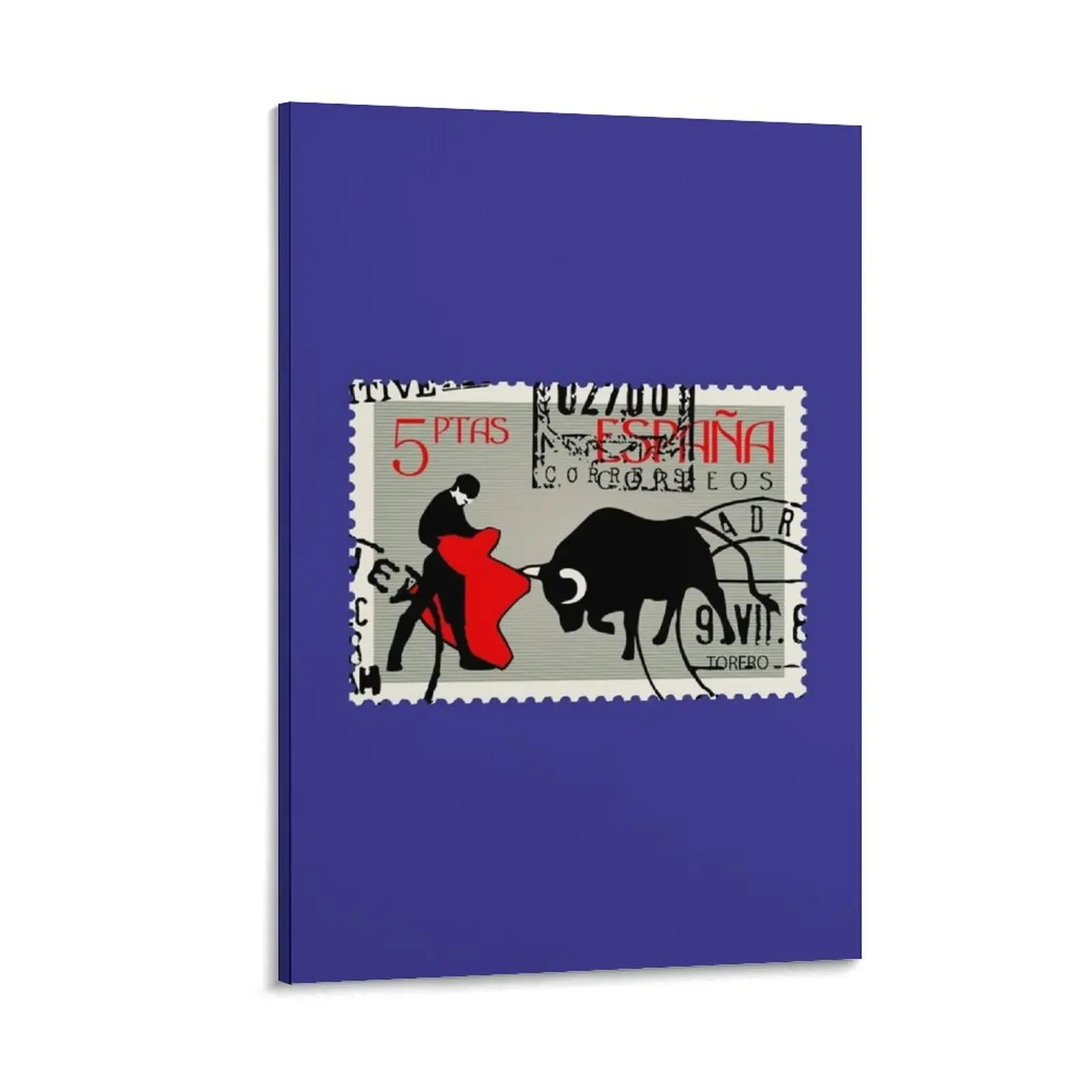 

Spain vintage stamp Canvas Painting decoration for the room room decoration accessories