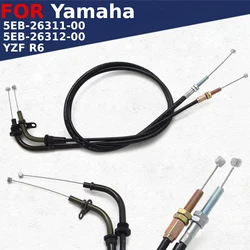 Motorcycle Throttle Cable Wire For Yamaha YZF R6 1999-2002 Yamaha 5EB-26311-00 Yamaha 5EB-26312-00