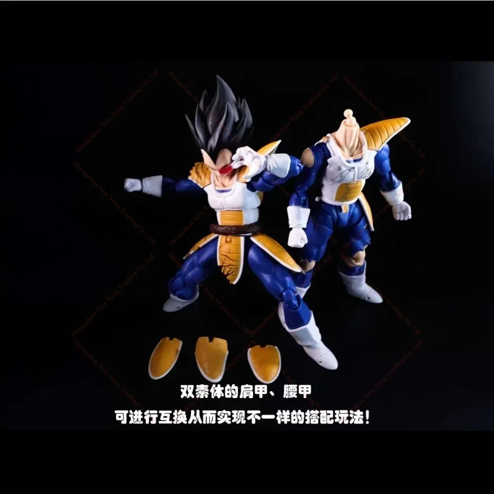 

[IN STOCK] Black Hole Toys Dragon Ball SHF SSJ Super Saiyan Battle Suit Battle Damage Vegeta Son Goku Action Figures Models Toy
