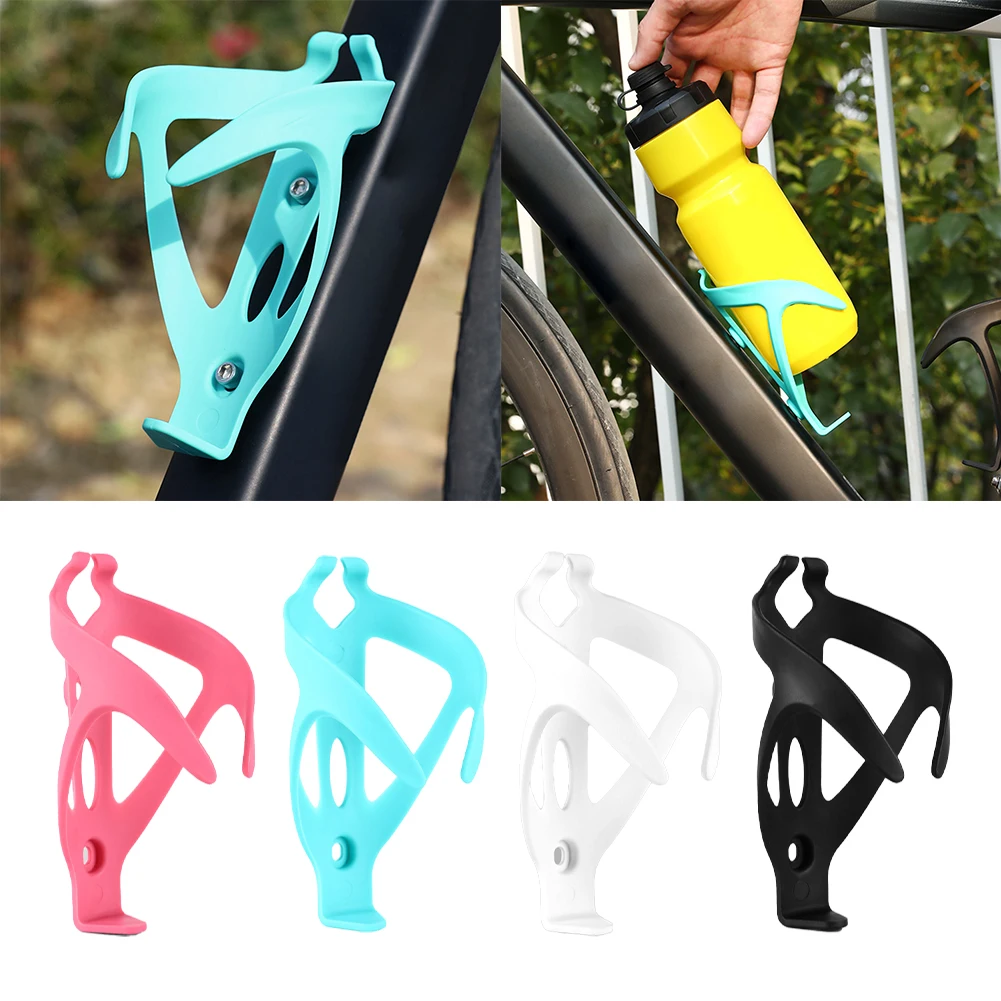 

Pc Bicycle Water Bottle Holder Rubber Feel Outdoor Mtb Cycling Water Cup Holder Smooth And Round Appearance