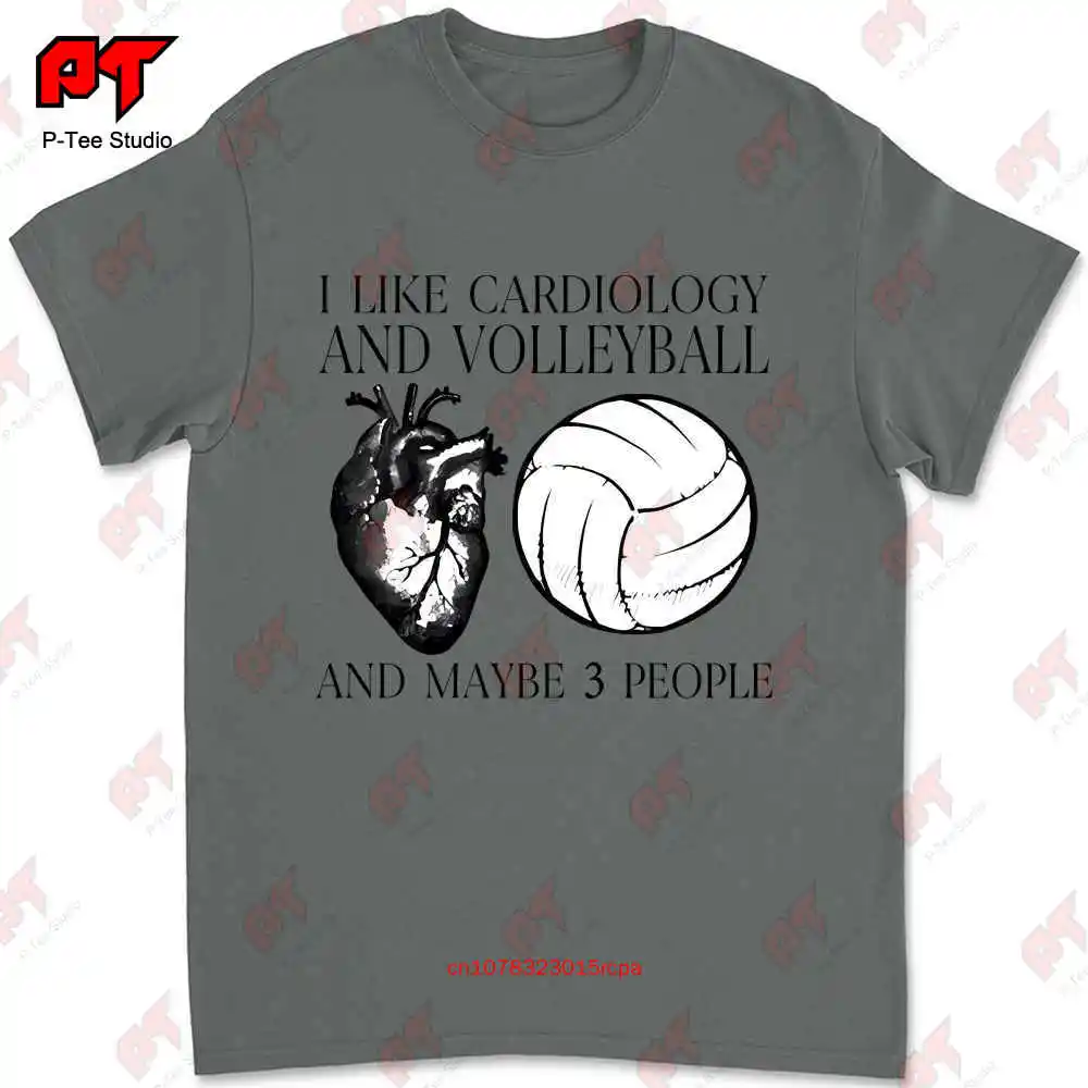 Eu gosto de cardiologia e voleibol camiseta, moletom para 3 pessoas, X7BP