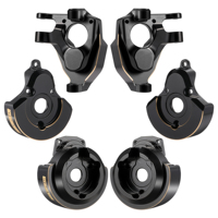 HooCrawler Brass Weights Front and Rear Brass Portal Cover for 1/10 RC Crawler Vanquish VS4-10 Phoenix F10 Portal Axles