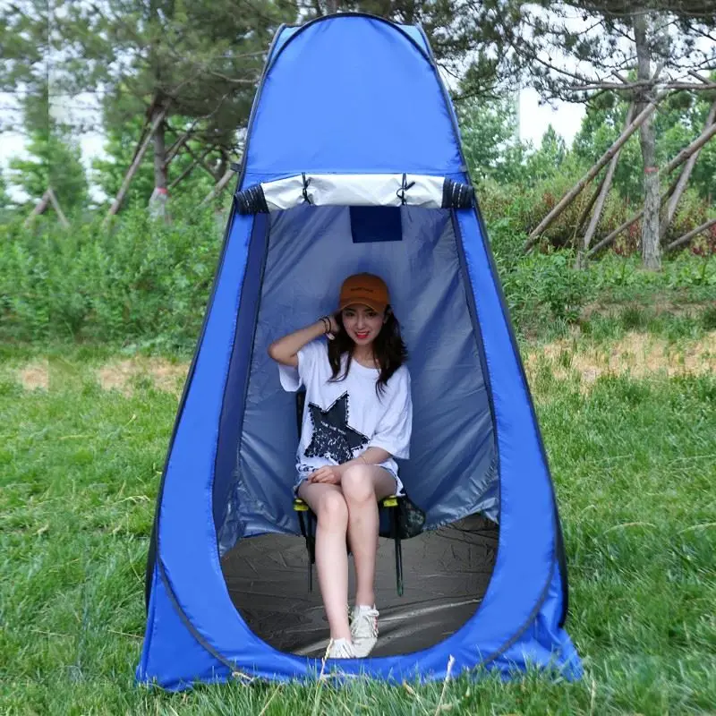 Outdoor Bathing Tent Mobile Toilet Changing Hood Temporary Changing Room in Rural Areas Shower Household