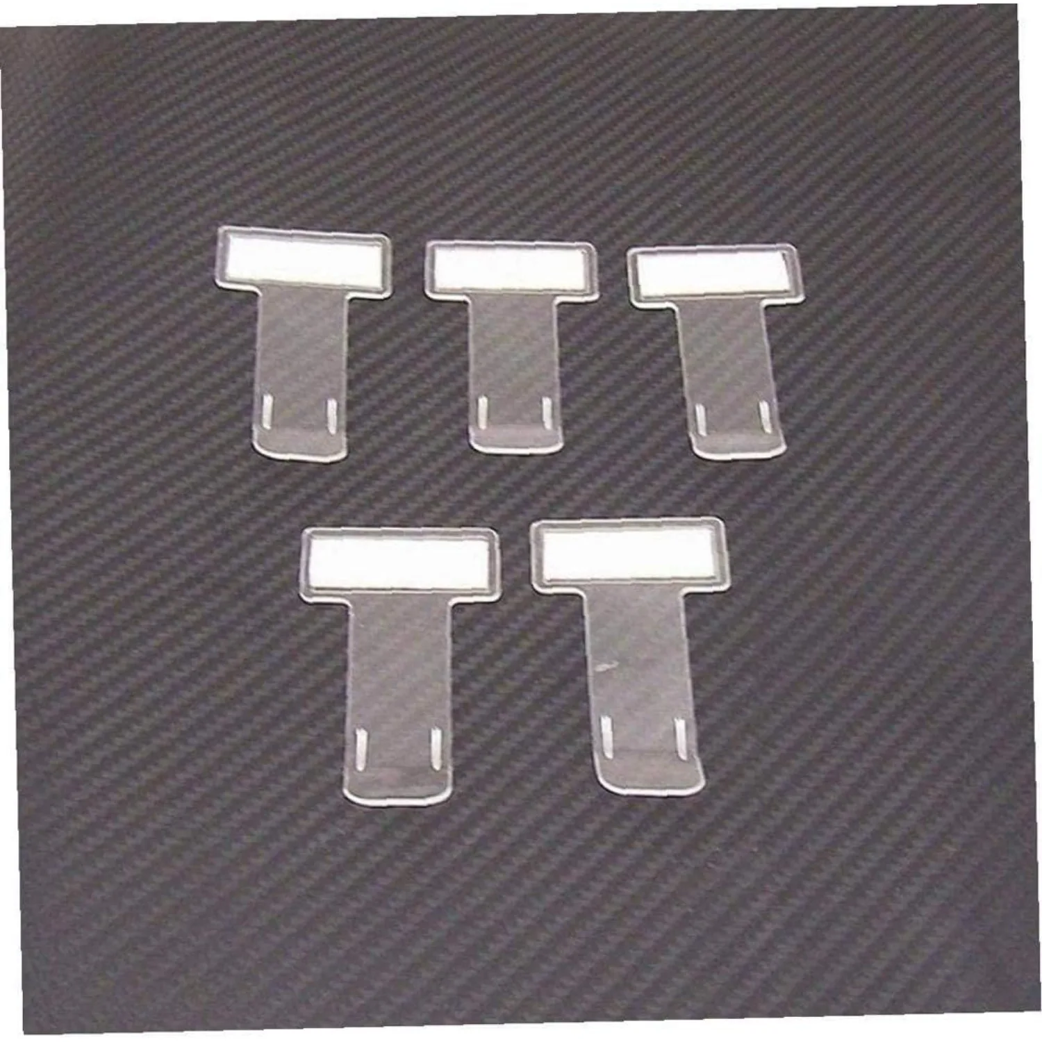 5pcs Clear Plastic Car Vehicle Parking Ticket Permit Holder Clip Car Windscreen Window Ticket Holder Clip Stickers Kit