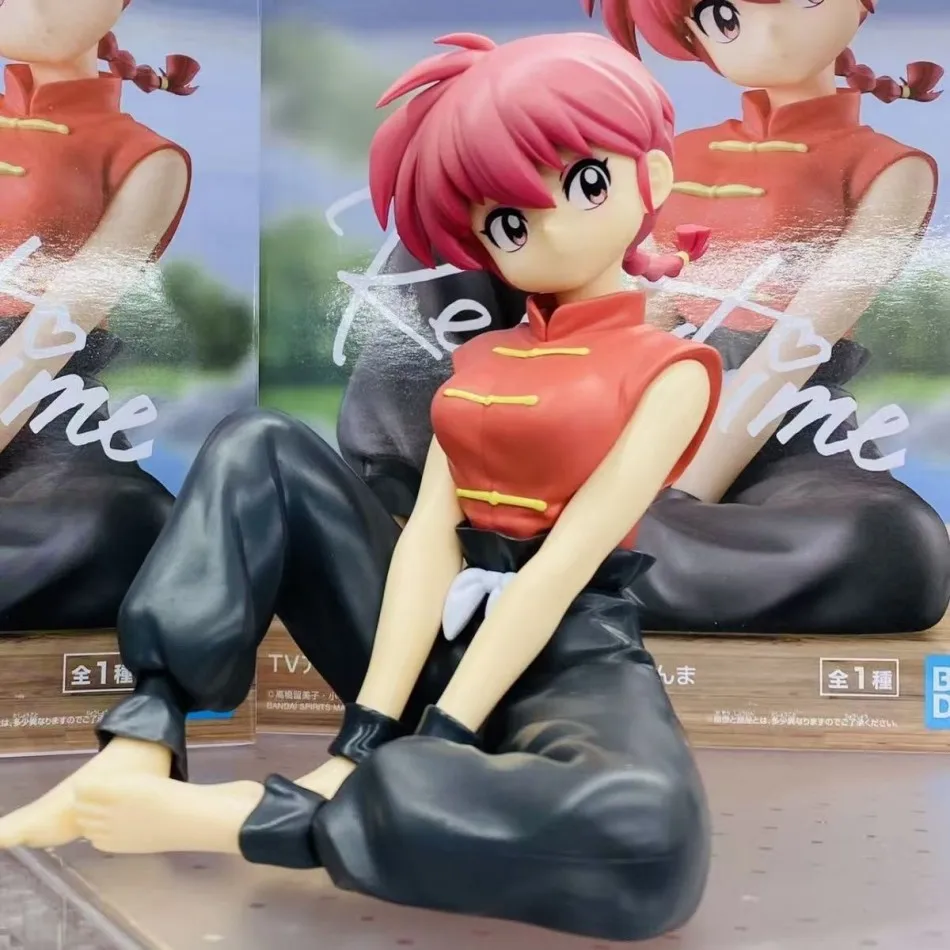 En Stock 10CM Anime Ranma 1/2 Relax Time Shampoo Tendou Akane estatuilla de acción Ranma PVC figura modelo coleccionista estatuilla juguete para regalo