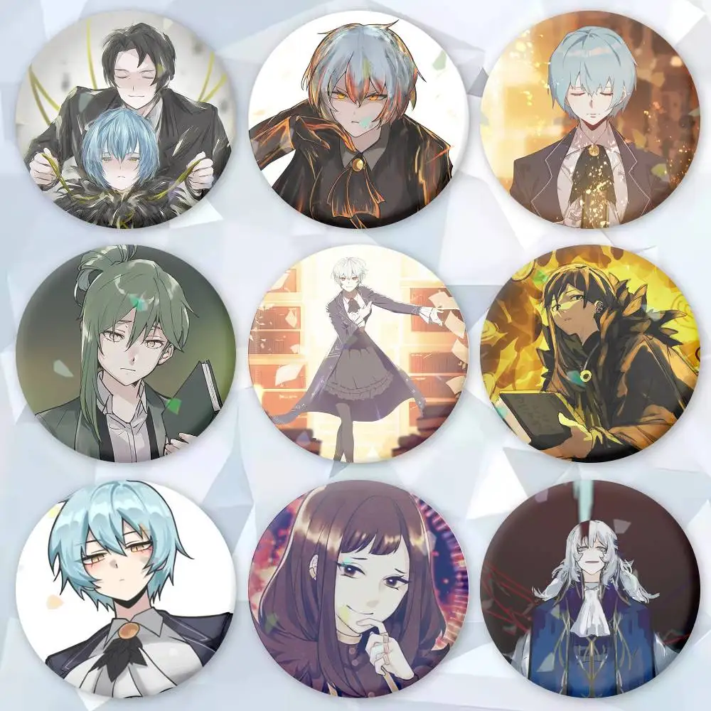 Game L-Library Of Ruina Badges Creative Tinplate Button PinsBrooch Badge Clothes Backpack