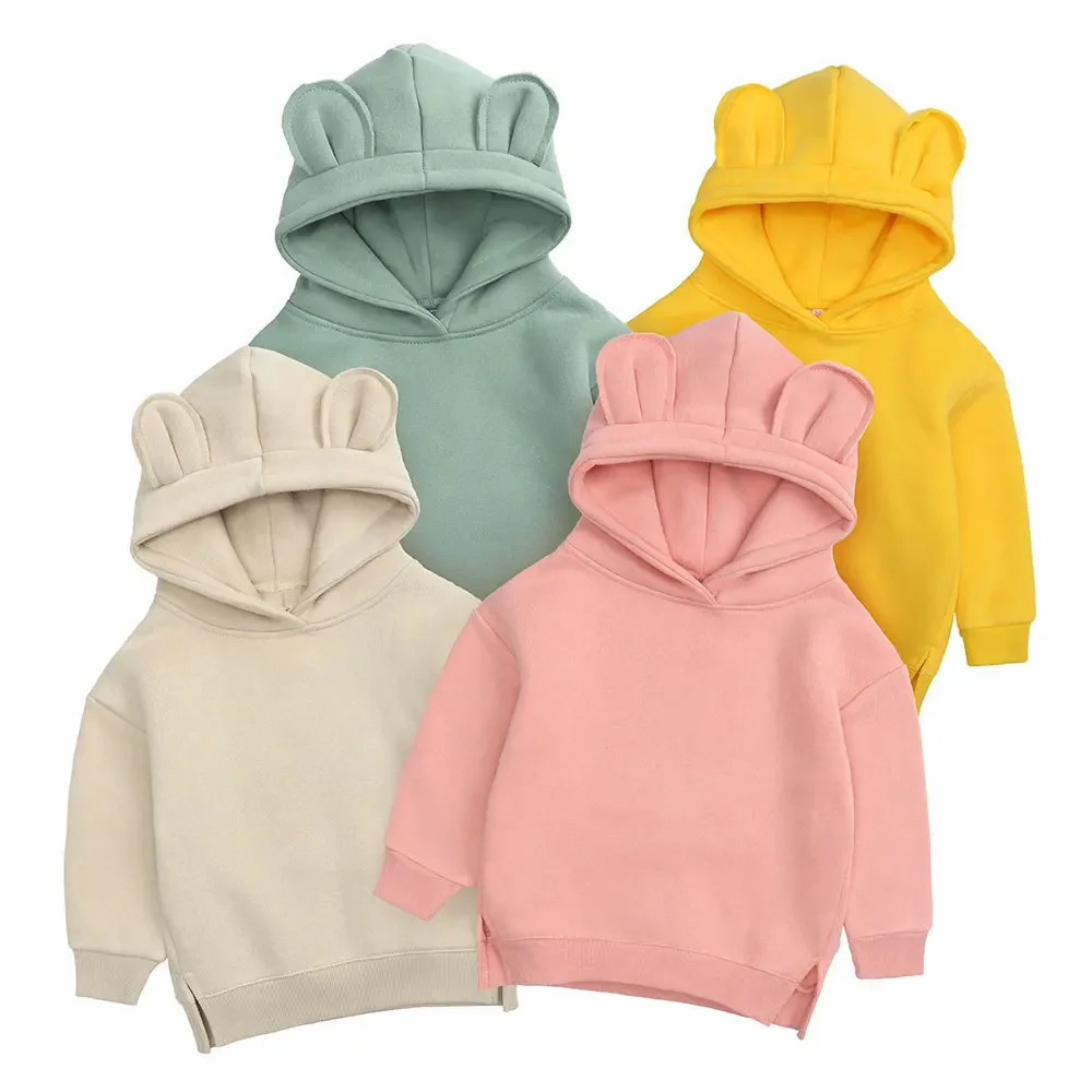 

Spring Baby Boys Girls Hoodies Sweater Autumn Kids Fleece Long Sleeve Warm Clothes Cotton Hoodie Sweatshirt for Girls Clothes