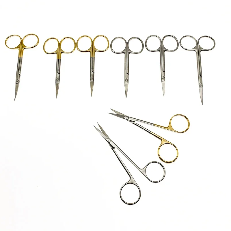 Pet Surgical Scissors 8.5cm-9.5cm Stainless Steel Scissors Tissue Scissors Veterinary Surgery Tools
