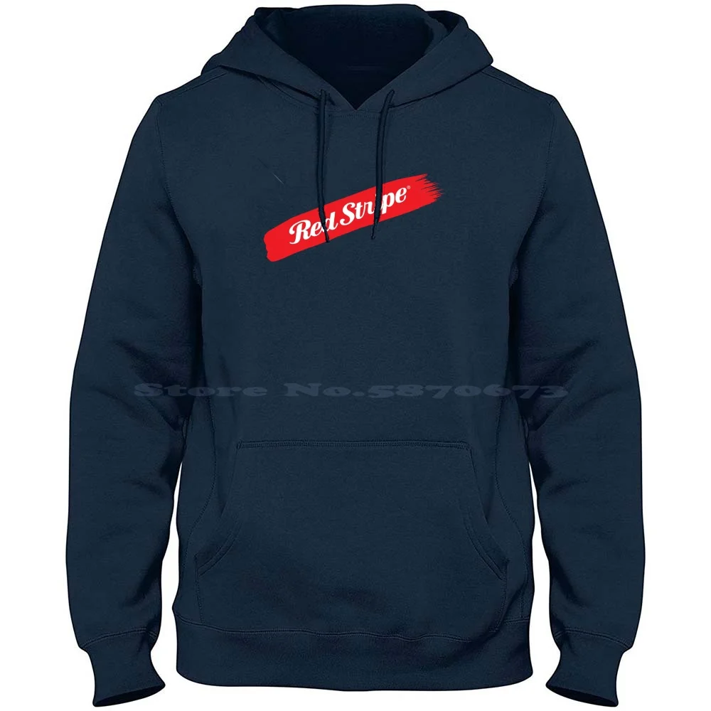 Merch-the-Red 100% reine Baumwolle Hoodie T-Shirt Budweiser Bier Logo Budweiser Bier Budweiser Bier Design Knospe helles Bier roter Streifen