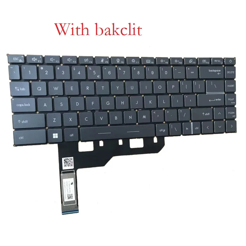 

New US Backlit Laptop Keyboard For MSI Prestige 14 A11S A11SC A11M MS-14C4 MS-14C5 MS-14D3 Summit E14 A11SCS/A11MT/B11SCT