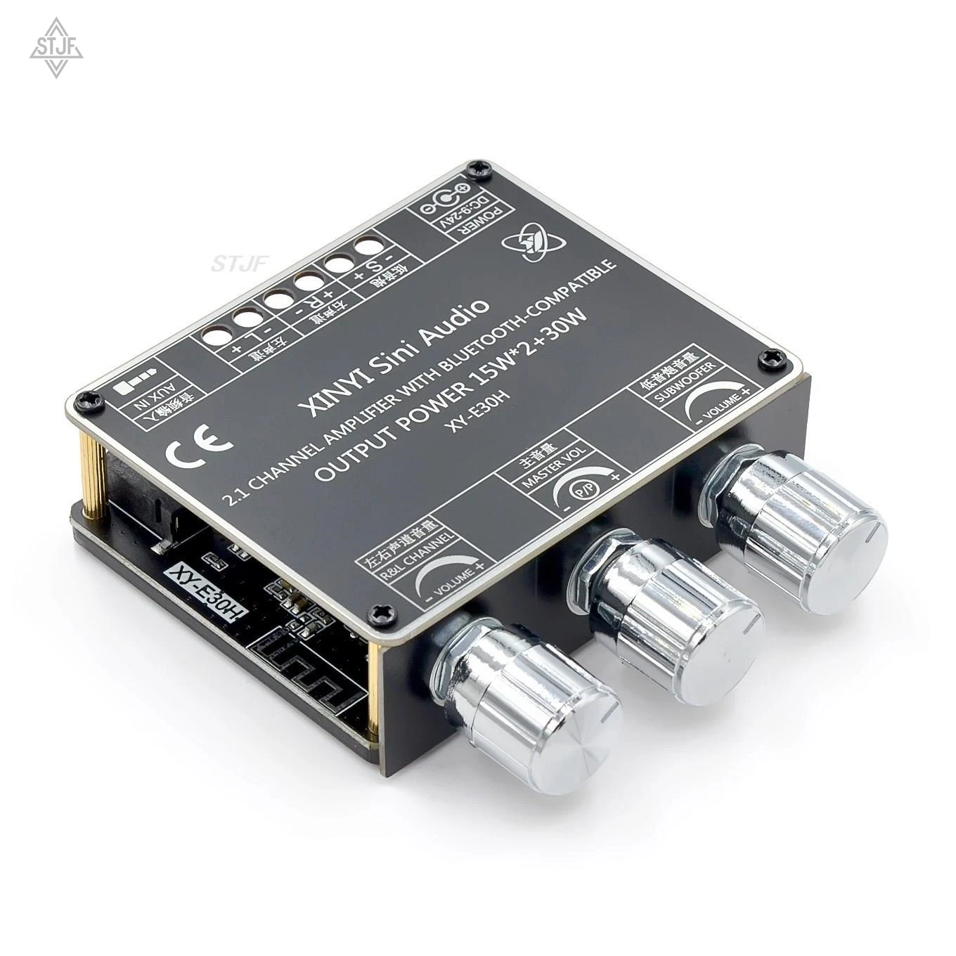 STJF 2.1-channel For Bluetooth audio amplifier board module High-low pitch heavy subwoofer APP