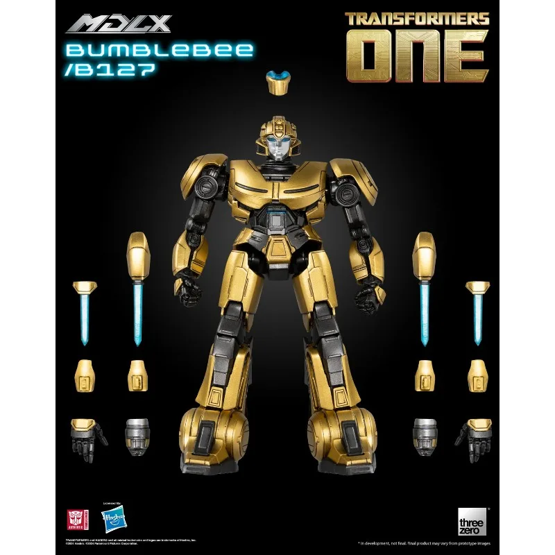 재고 있음 Threezero MDLX-class Transformers Yellow Bee B127 3Z08400W0 이동식 액션 피규어 컬렉션 선물