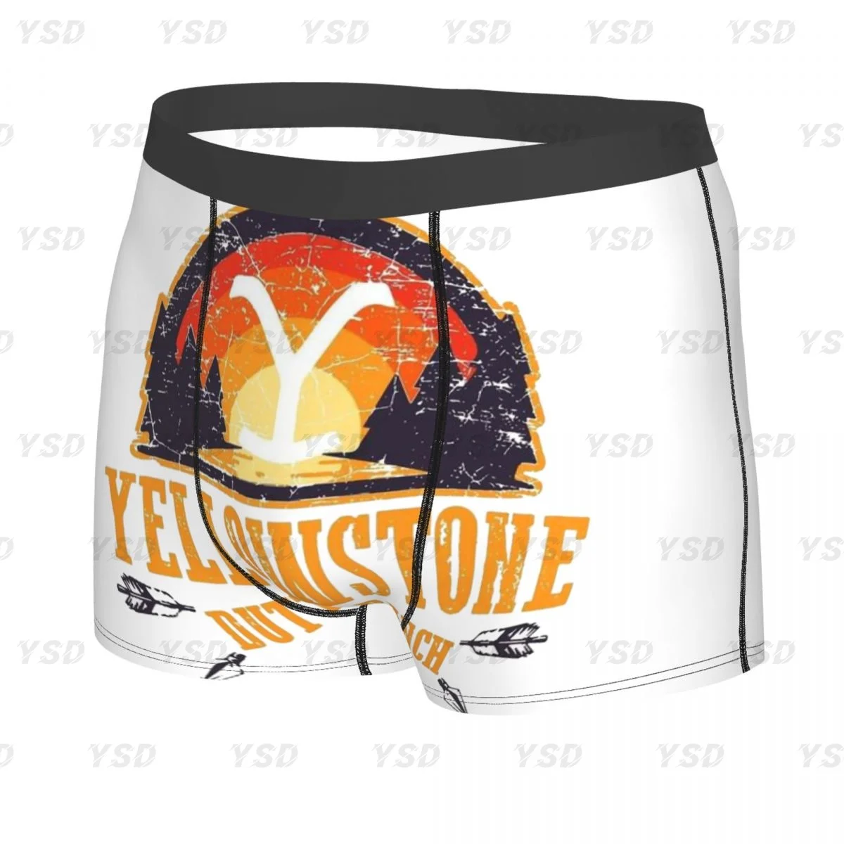 Cowboy Et De Yellowstone Dutton Ranch Man'scosy Boxer Briefs,3D printing Underpants, Highly Breathable Top Quality Gifts