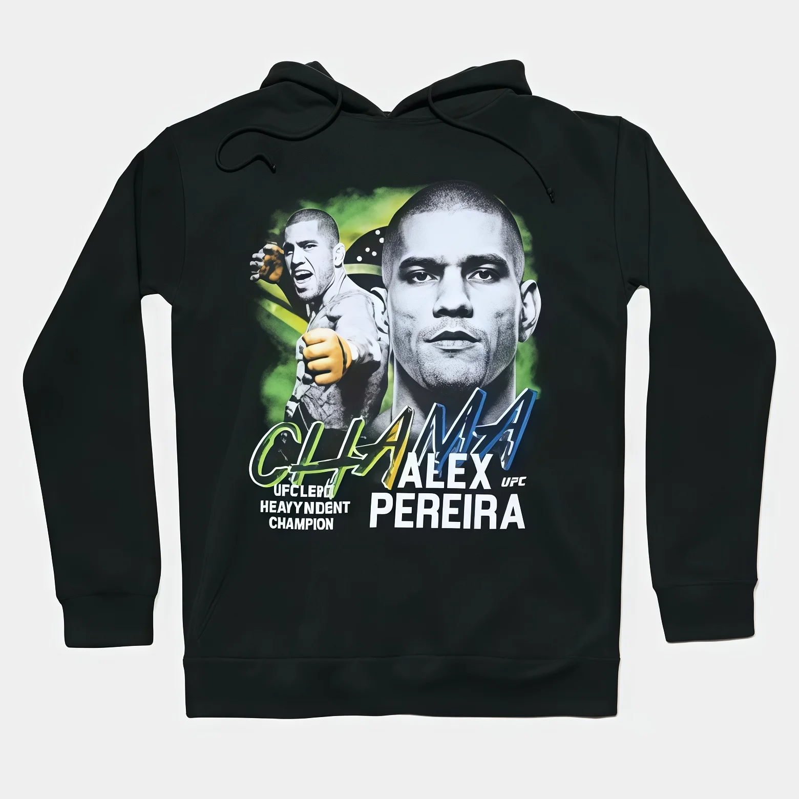 

UFC Alex Pereira 2026, осенне-зимняя коллекция, удобная дышащая толстовка из чистого хлопка, подходит для мужчин и женщин