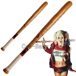 Bat Clown Women Wood Baseball Beauty Girl Solid Wooden Baseball  Accessory Comic Cosplay Props Holiday Halloween Costume Props