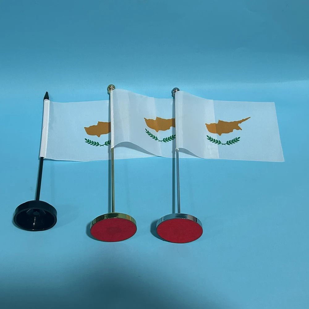 SKY FLAG bandera nacional de Chipre en poliéster para escritorio - imagen 3