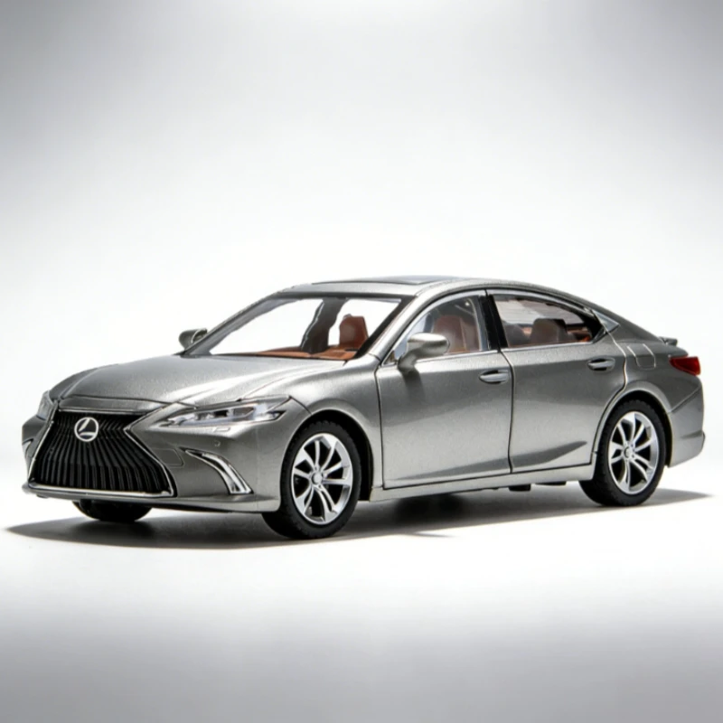 

1:24 Lexus ES300 Car Model, Sound and Light Pull Back Ornament Toy Decorative Display Cabinet Collectibles Boy Gifts
