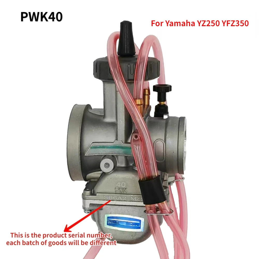 PWK40 Carburetor For Yamaha YZ250 YFZ350 YZ 250 350 Carb Keihin 40mm Air Striker PWK Carburador