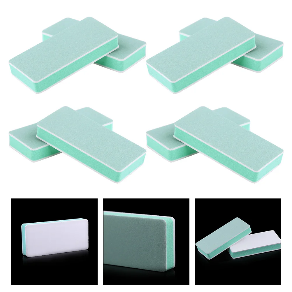 8Pcs Double-Sided Nail Polishing Block High Grade Material Manicure Tools Portable Design for Salon and Personal Use