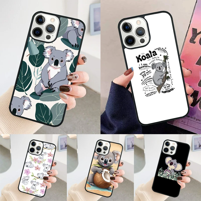 Cute Australia Koala Art phone case Cover For iPhone 14 15 16 Pro Max SE 2020 For apple 11 12 13 Pro Max Mini 7 8 Plus