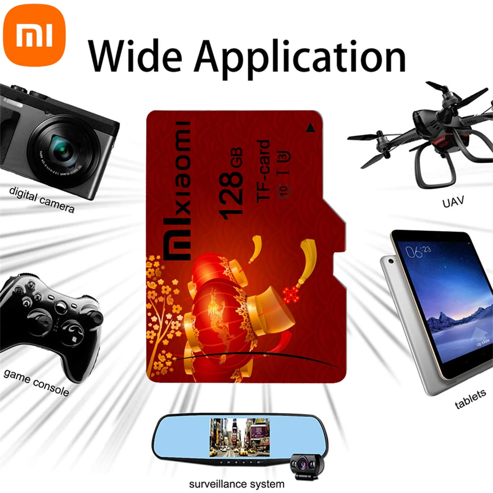 Xiaomi Memory Card Driving Recorder 2TB 1TB 128GB Micro SD Memory Card for Mobile Phone Earphone Speaker HD Camera Game Switch